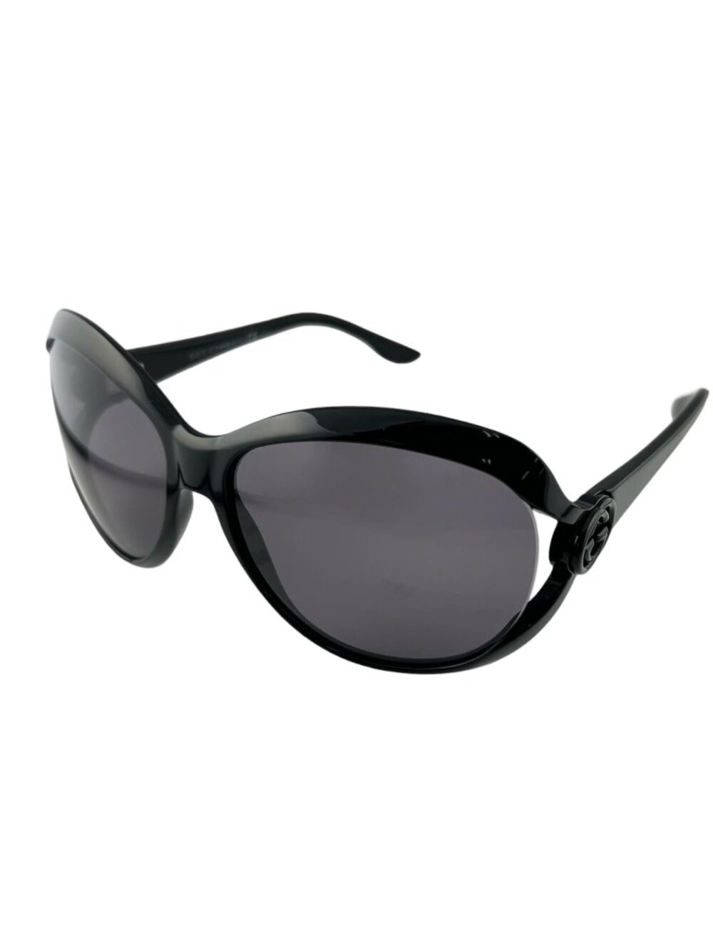 ★SOLD★ Gucci GG Logo Acetate Black Sunglasses Eyewear - Picture 1 of 10